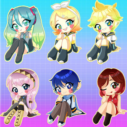 Vocaloid Charms