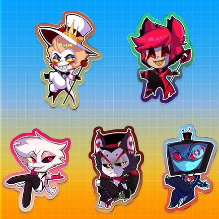 Hazbin Hotel Charms