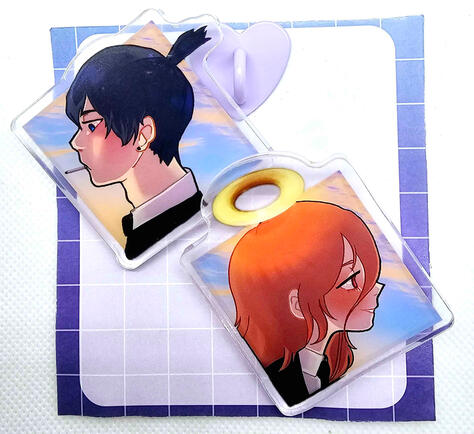 Aki &amp; Angel Pin